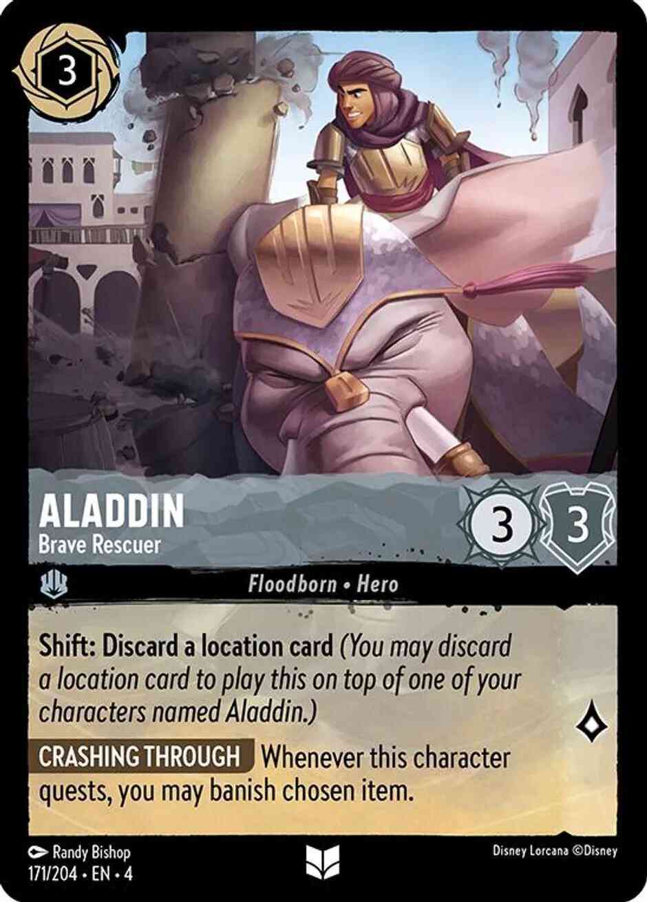 Aladdin - Brave Rescuer - 171/204 [Ursula's Return] [Non-Foil]