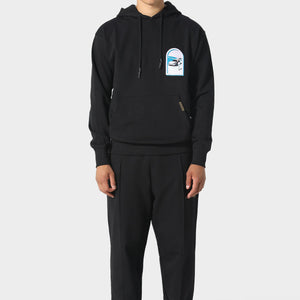 Pas De Monaco 911 Arch Black Hoodie