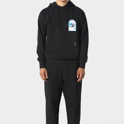 Pas De Monaco 911 Arch Black Hoodie