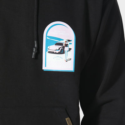 Pas De Monaco 911 Arch Black Hoodie