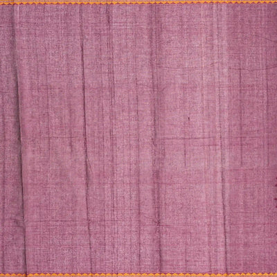 Magenta Handloom Kanchi Cotton Saree With Checks