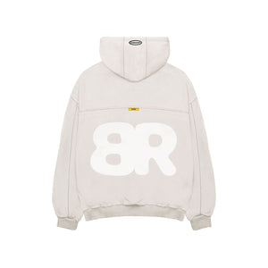 NEON RABBIT HOODIE - SAND