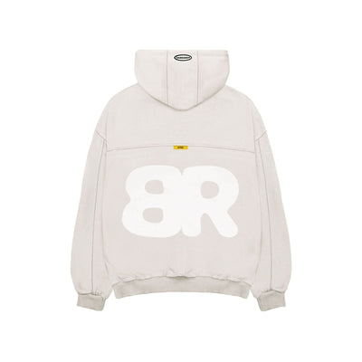 NEON RABBIT HOODIE - SAND
