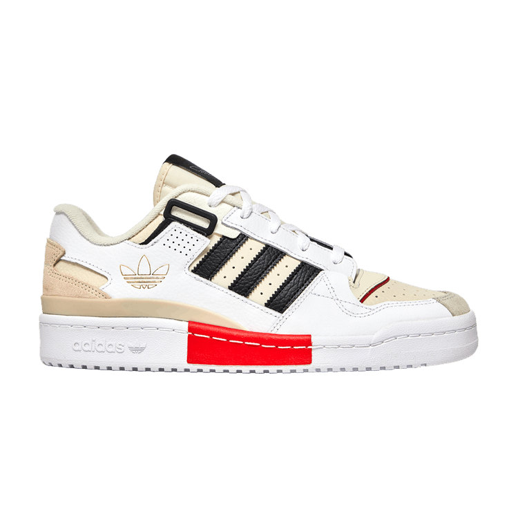 adidas Forum Exhibit Low White Vivid Red