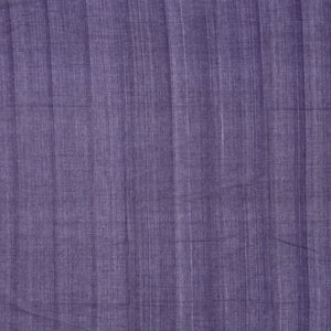 Violet Handloom Venkatagiri Cotton Saree With Border in a checkered pattern