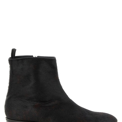 John Lobb Freddi Bristle Hide Ankle Boots