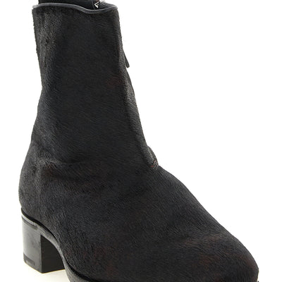 John Lobb Freddi Bristle Hide Ankle Boots