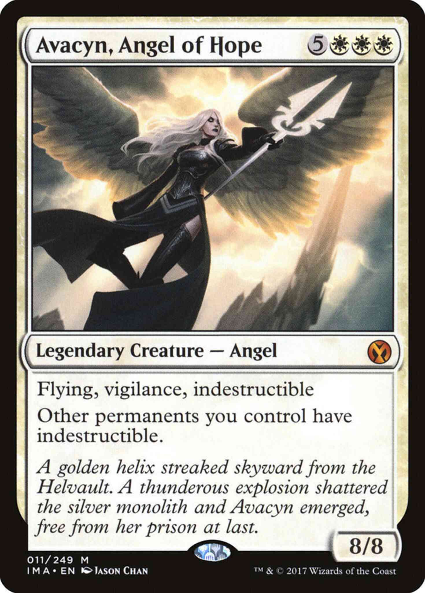 Avacyn, Angel of Hope [11] [Iconic Masters] [Non-Foil]