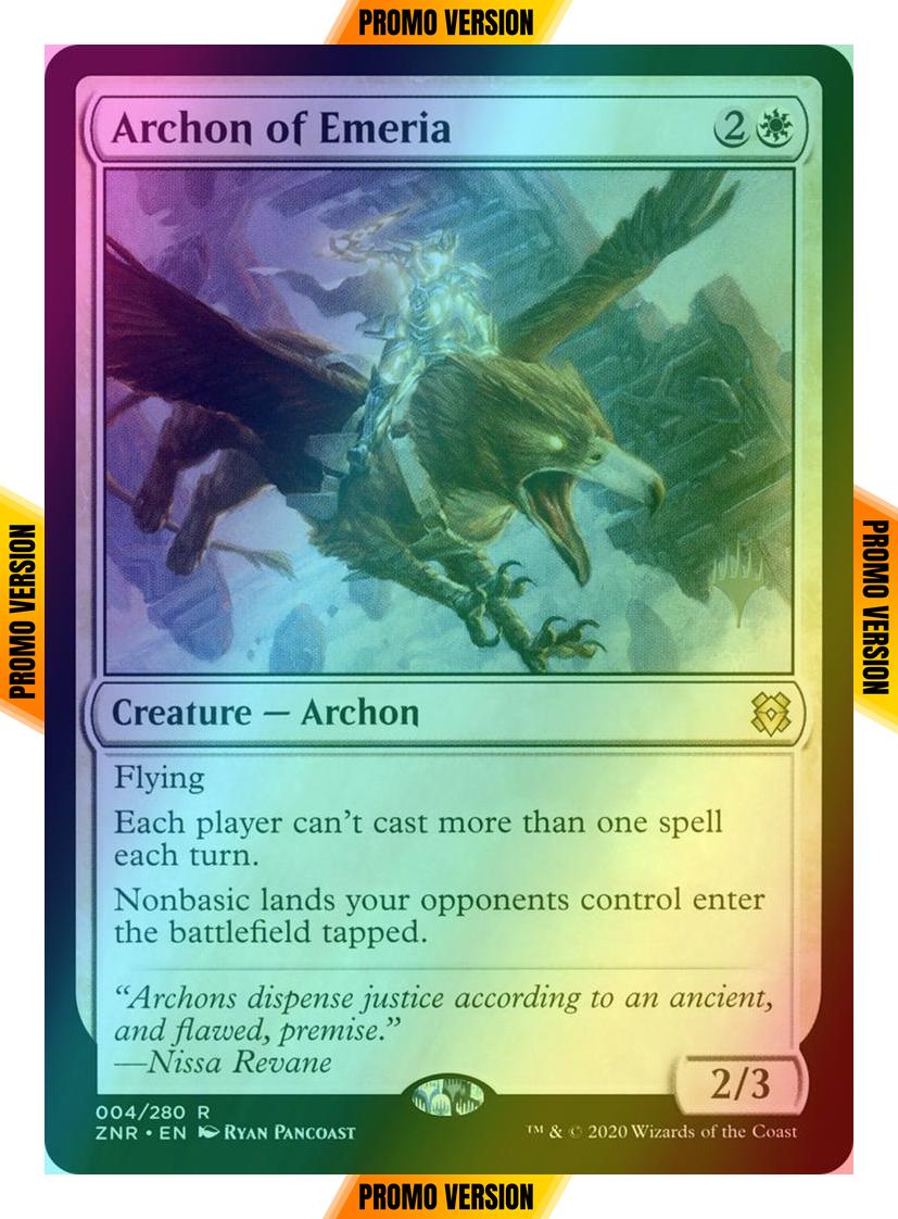 Archon of Emeria [Promo Pack] [4p] [Zendikar Rising Promos] [Foil]