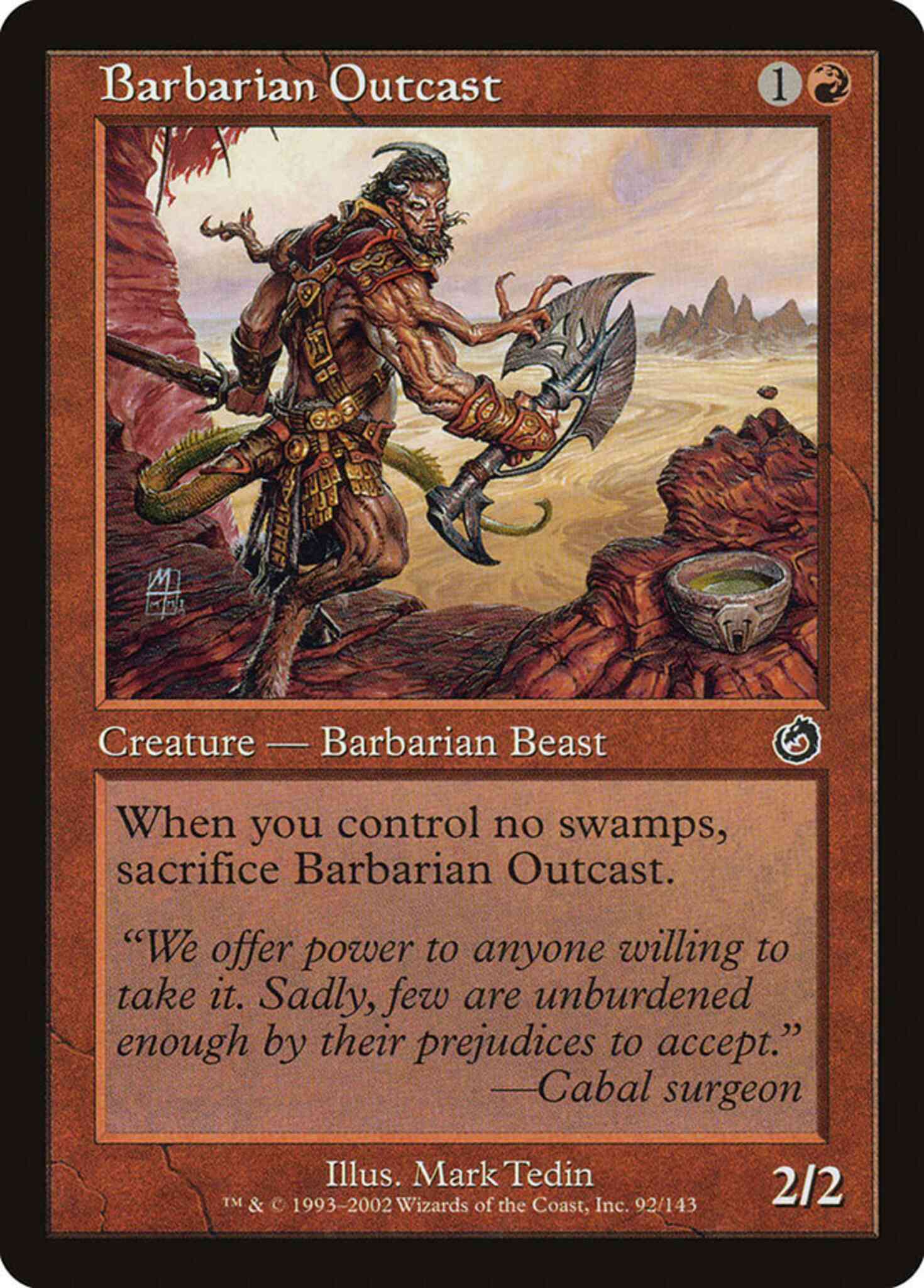 Barbarian Outcast [92] [Torment] [Non-Foil]