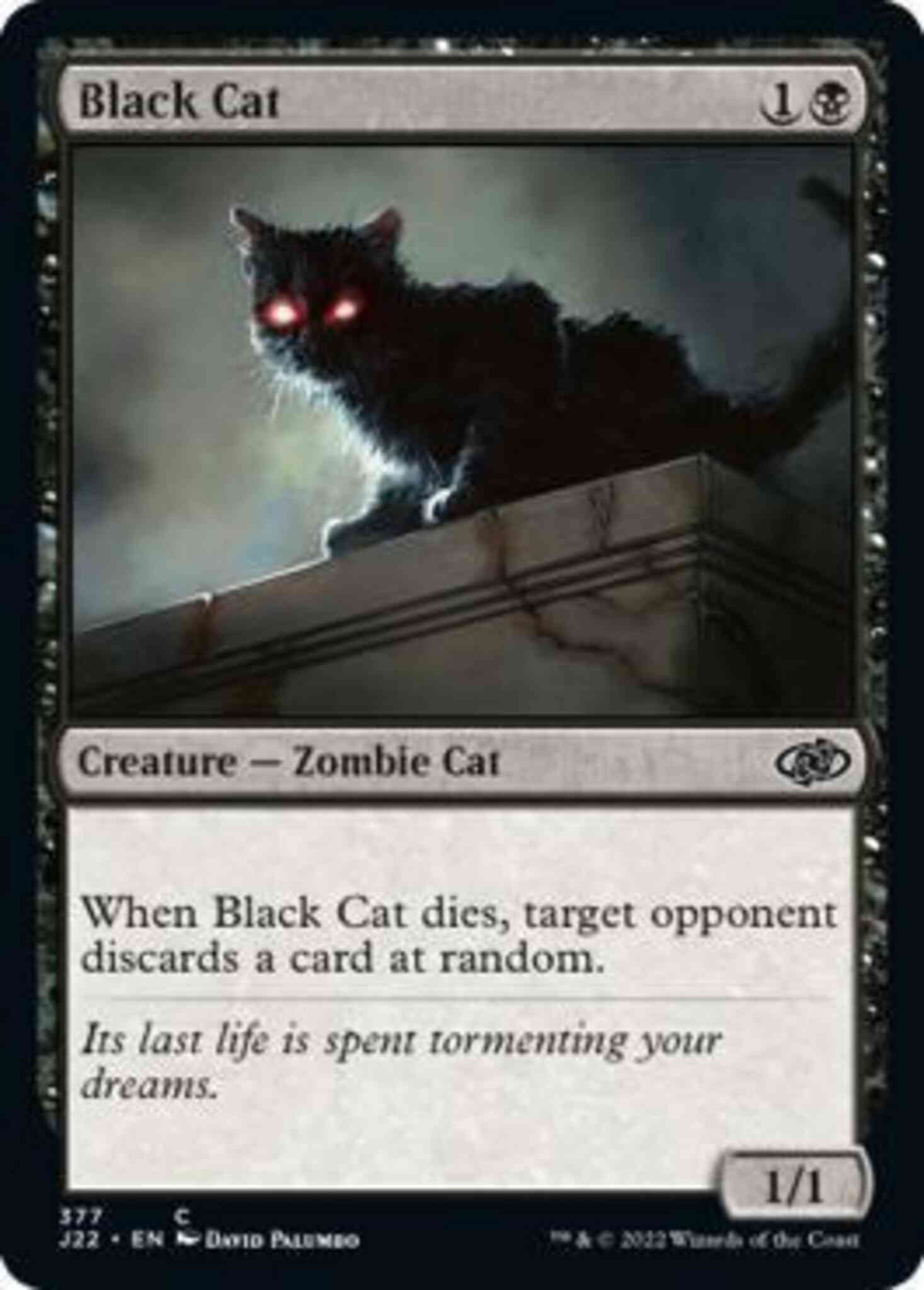 Black Cat [377] [Jumpstart 2022] [Non-Foil]