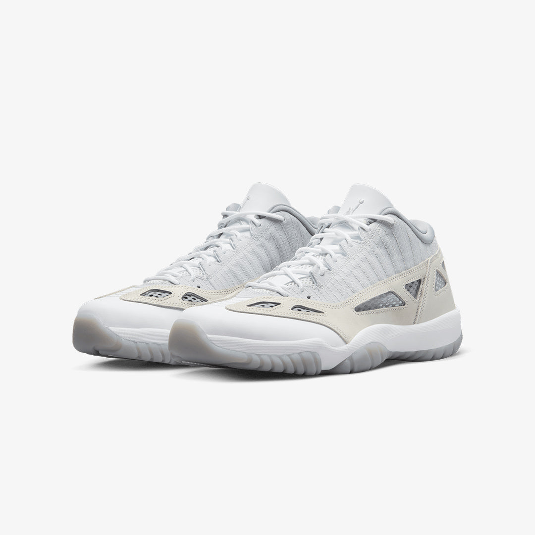 Jordan | AIR JORDAN 11 RETRO LOW IE  { LT OREWOOD BRN/NEUTRAL GREY-WHITE