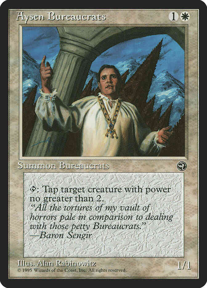 Aysen Bureaucrats [3b] [A Person] [Homelands] [Non-Foil]