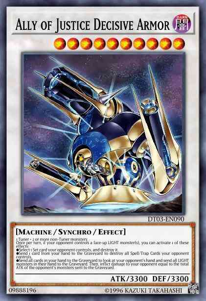 Ally of Justice Decisive Armor - HA03-EN060 - Secret Rare - Unlimited