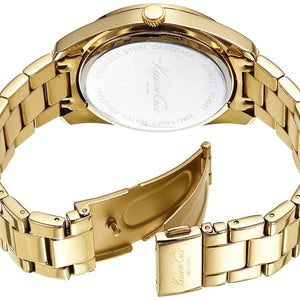 Kenneth Cole Crystal Gold Dial Women 39mm