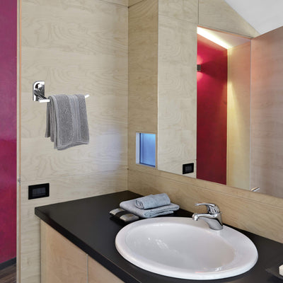 Plantex Stainless Steel Hand Towel Hanger/Towel Ring for Wash Basin/Towel Hanger/Holder/Bathroom Accessories (Chrome - Pack of 2) Dream