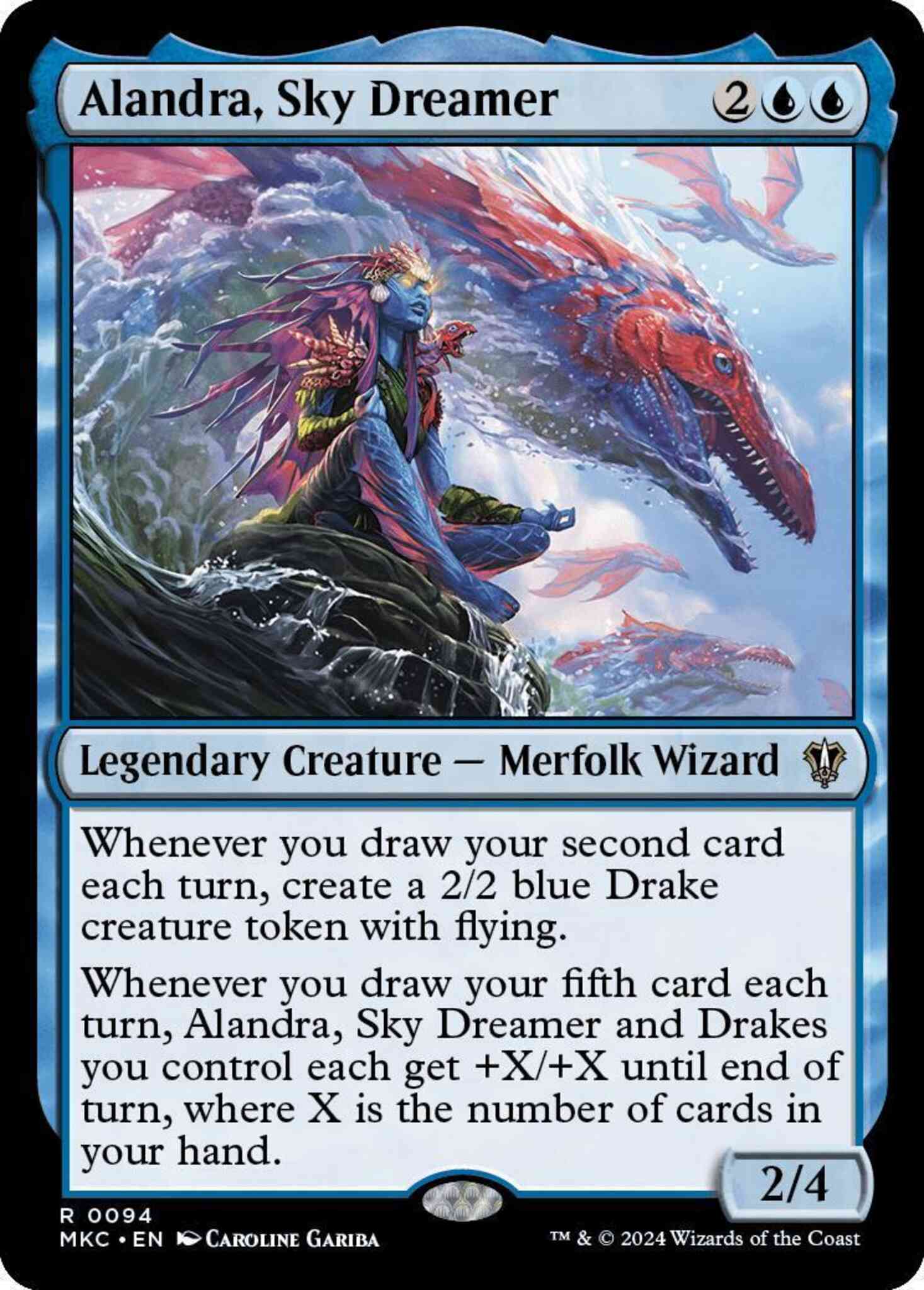 Alandra, Sky Dreamer [94] [Murders at Karlov Manor: Commander] [Non-Foil]