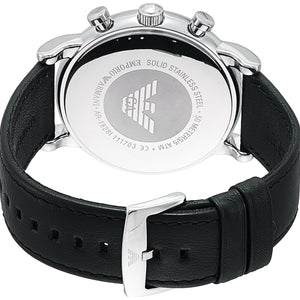 Emporio Armani Luigi Black Dial Men 46mm