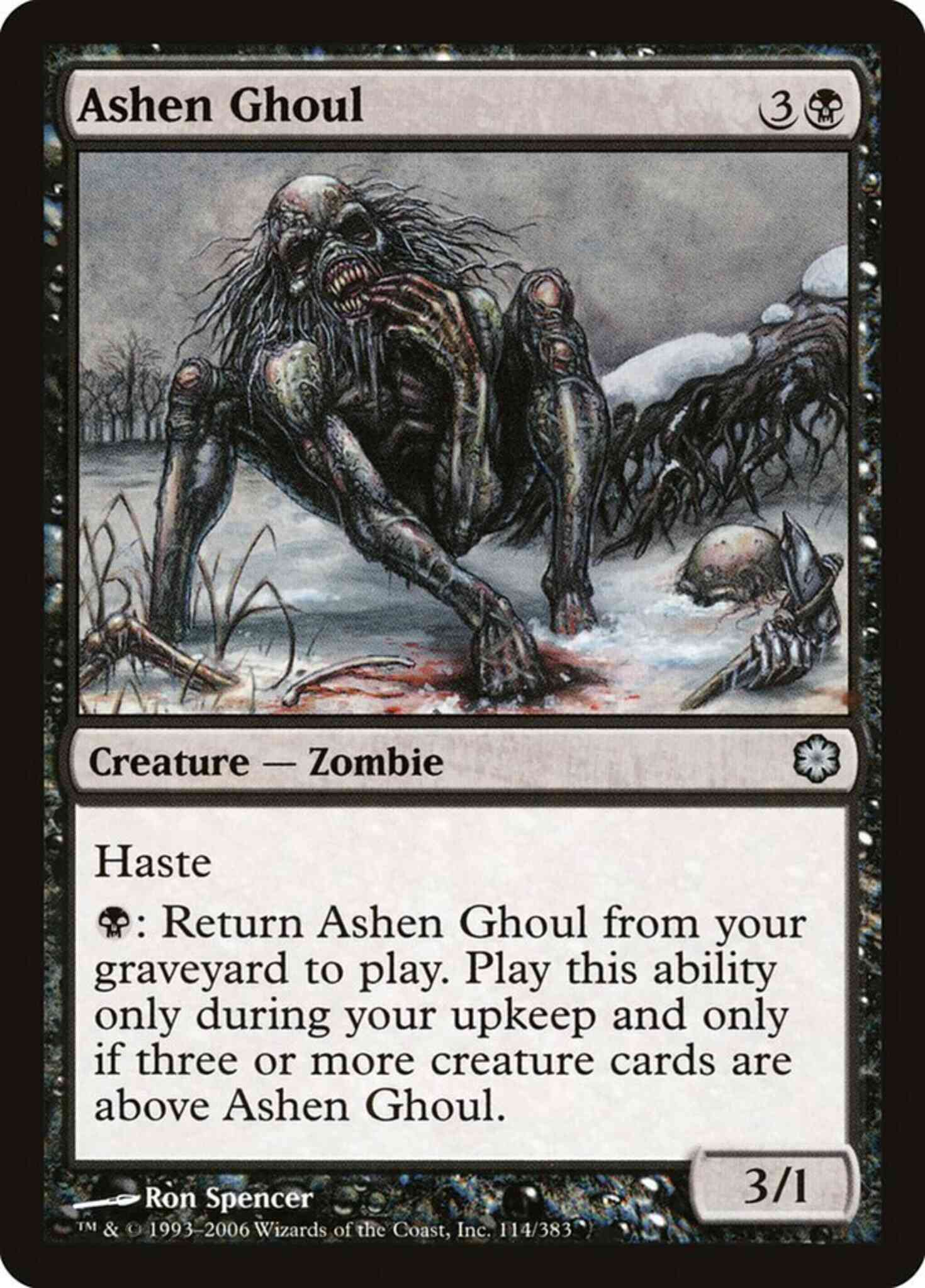 Ashen Ghoul [114] [Coldsnap Theme Decks] [Non-Foil]