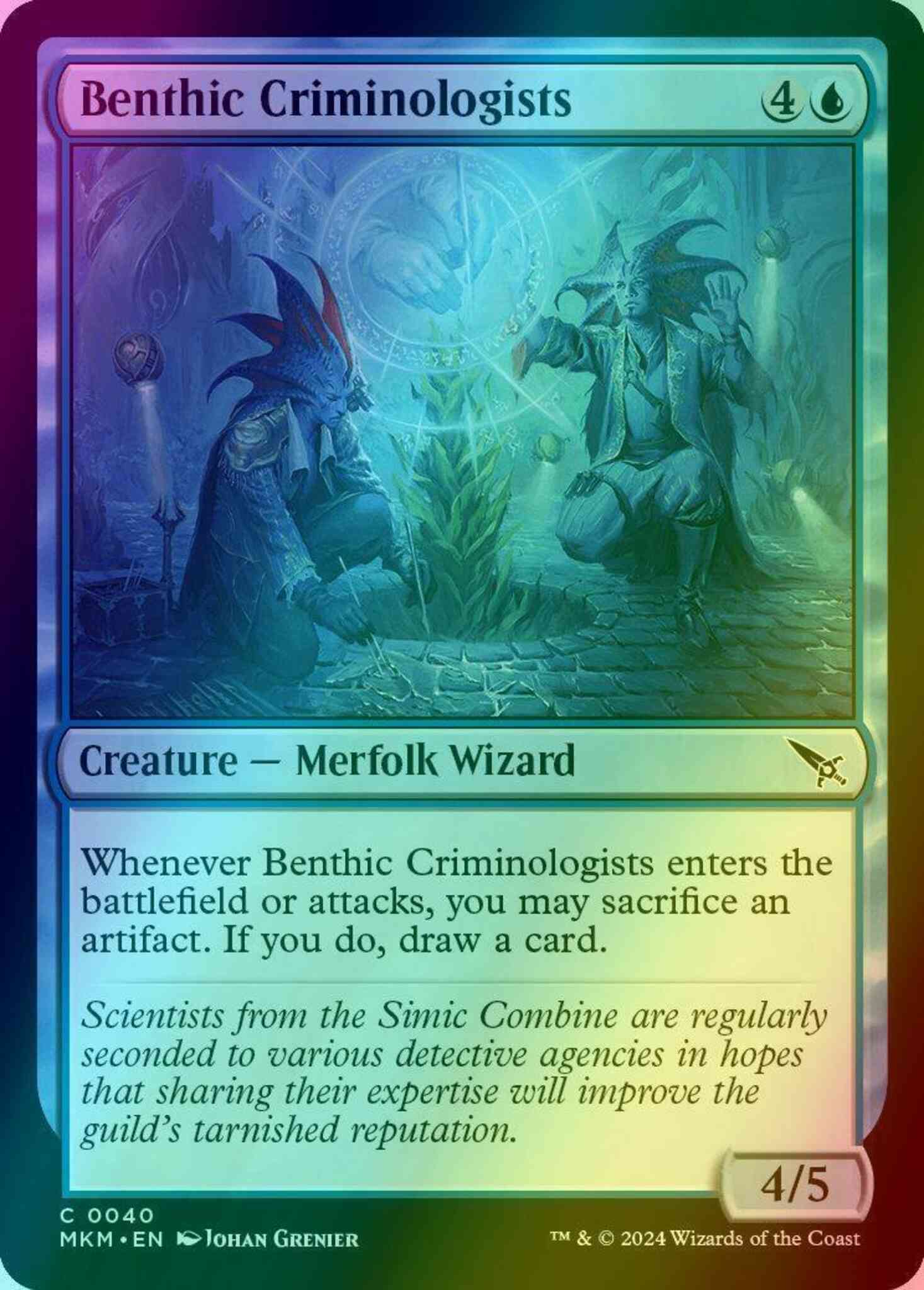 Benthic Criminologists [40] [Murders at Karlov Manor] [Foil]
