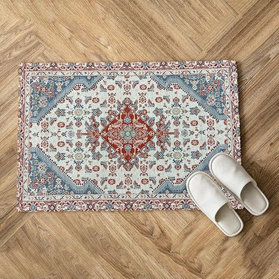 Digital Printed Premium Chenille Floor Carpet Mat, Super Soft Rug with Anti-Skid Backing, Modern Persian Carpet - CR003
