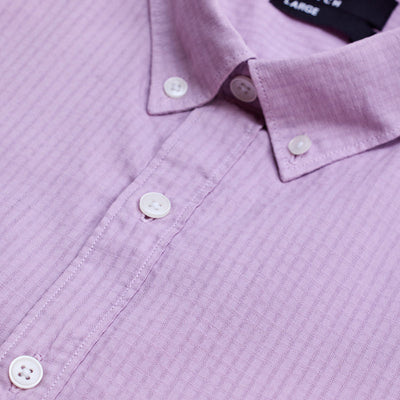 Lavender Checks Slim Fit Shirt