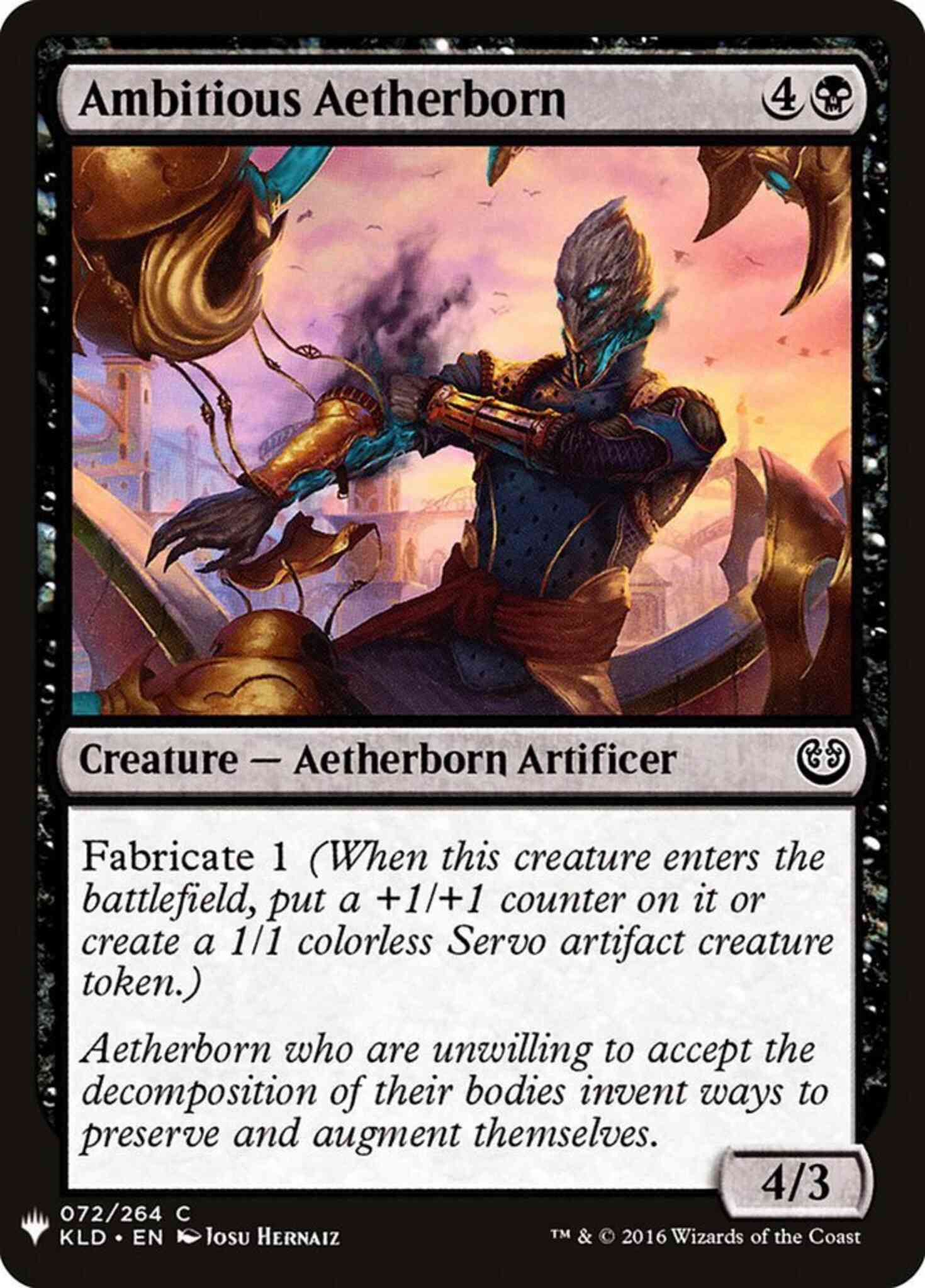Ambitious Aetherborn [KLD-72] [The List] [Non-Foil]