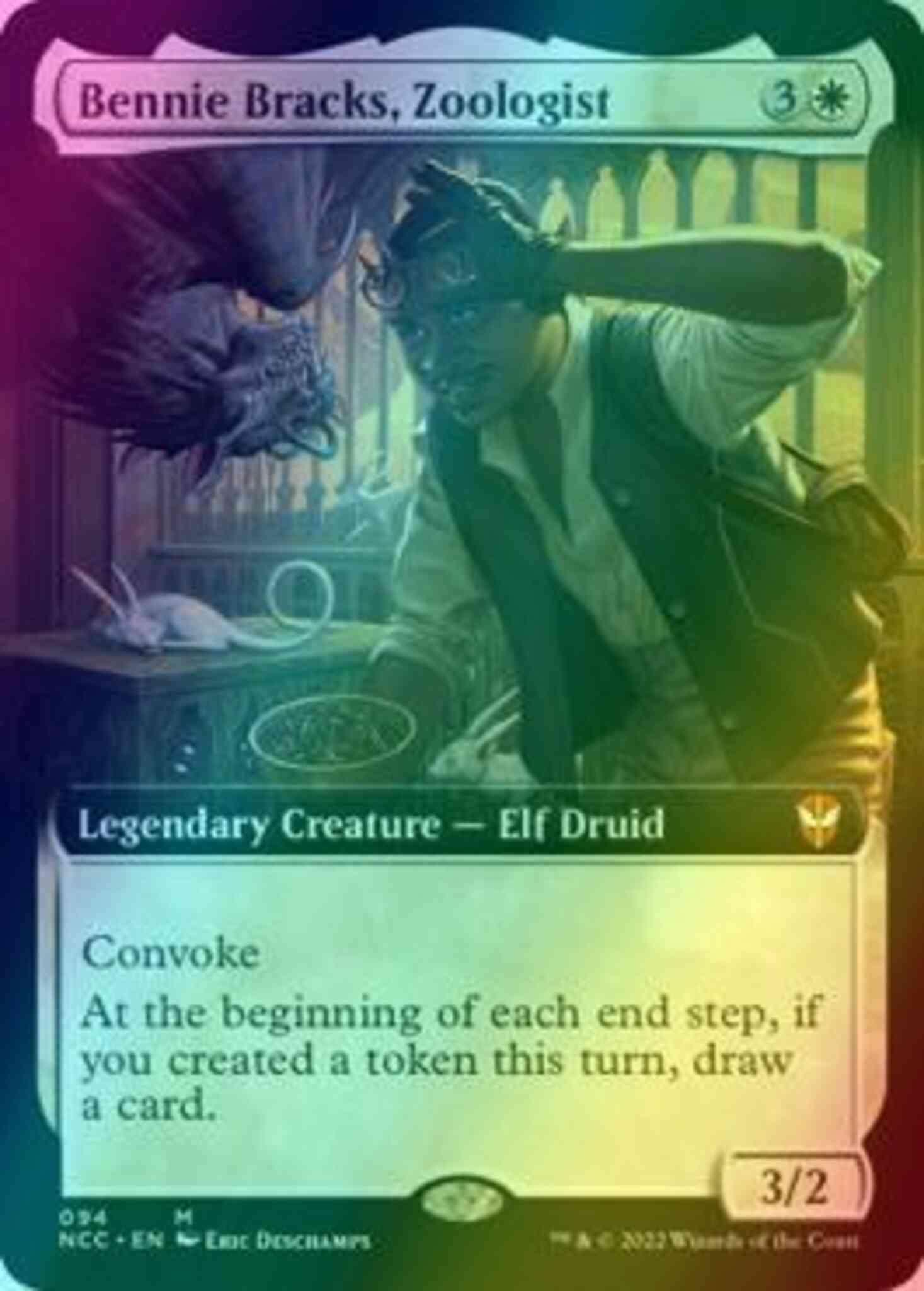 Bennie Bracks, Zoologist [94] [Extended Art] [Streets of New Capenna: Commander] [Foil]