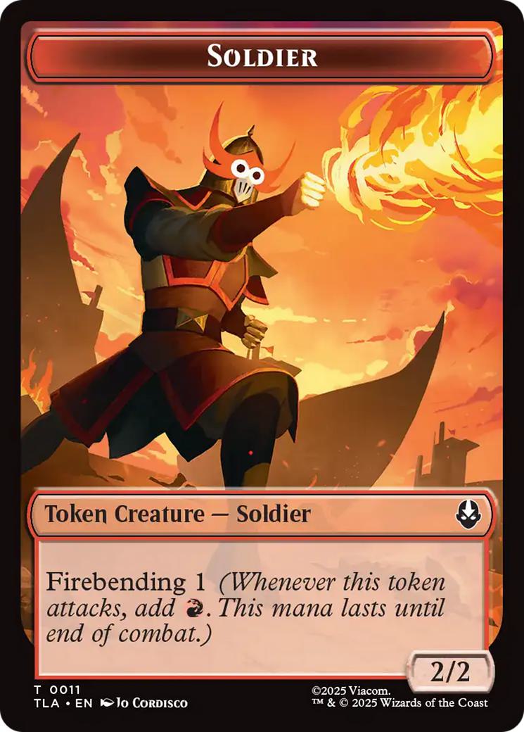 Ballistic Boulder Token (13) // Soldier Token (11) [Avatar: The Last Airbender: Tokens] [Non-Foil]