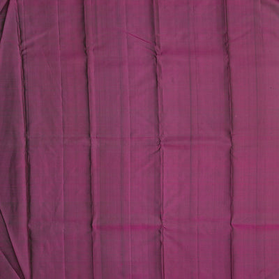 Blue Handloom Kanchipuram Korvai Silk Saree With Parrot Buttas