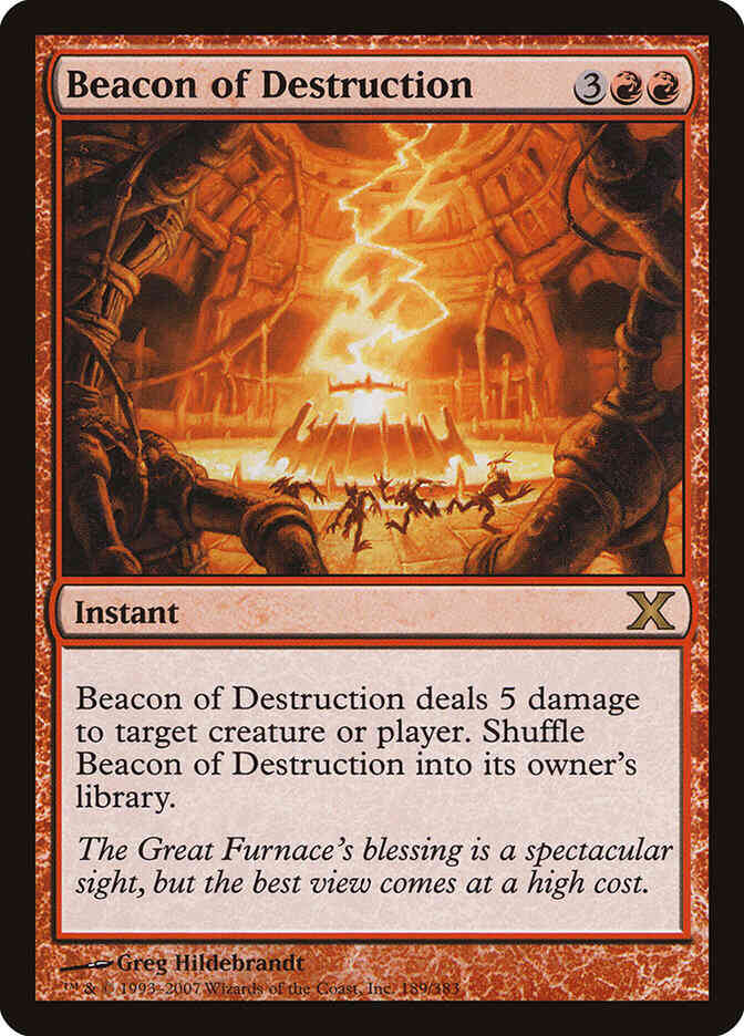 Beacon of Destruction [189] [Tenth Edition] [Non-Foil]