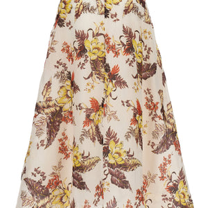 Zimmermann Matchmaker Floral Flare Skirt