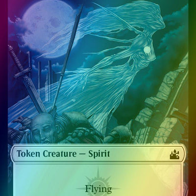Bird Token (01) // Spirit Token (04) [Ravnica Remastered: Tokens] [Foil]