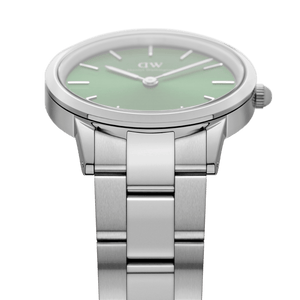 Iconic Link Emerald Green & Silver