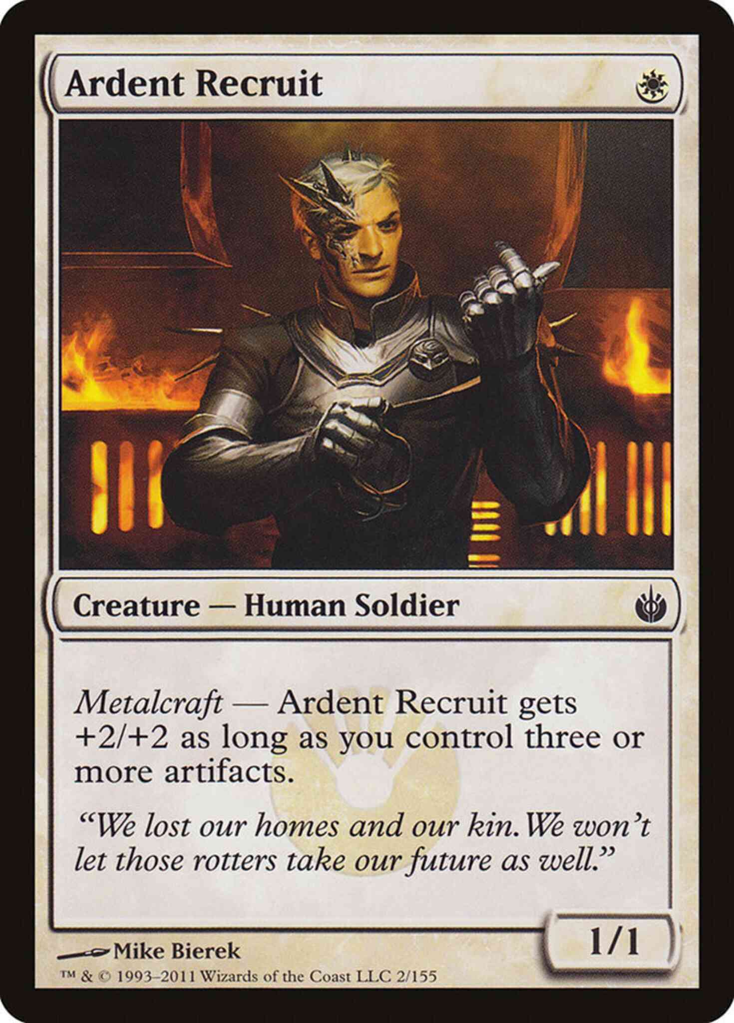 Ardent Recruit [2] [Mirrodin Besieged] [Non-Foil]