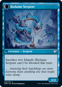Biolume Egg // Biolume Serpent [49] [Innistrad: Crimson Vow] [Non-Foil]