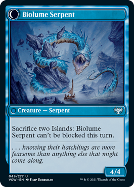 Biolume Egg // Biolume Serpent [49] [Innistrad: Crimson Vow] [Non-Foil]
