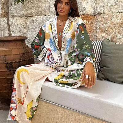 Misco Summer Holiday Abstract Coord Set