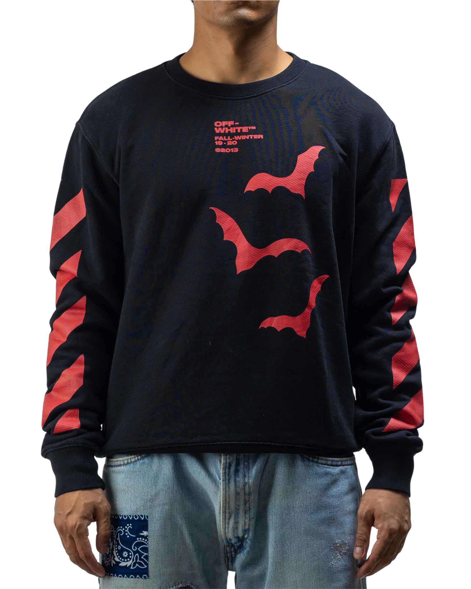 Off-White Bats Crewneck Sweatshirt