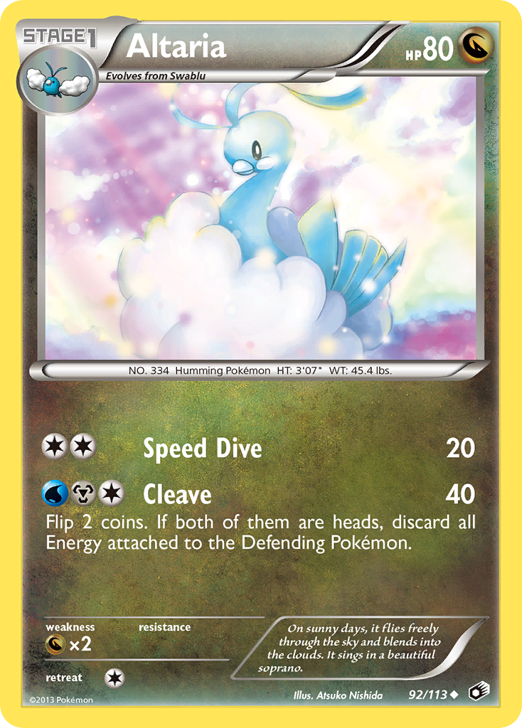 Altaria - 92/113 - Uncommon