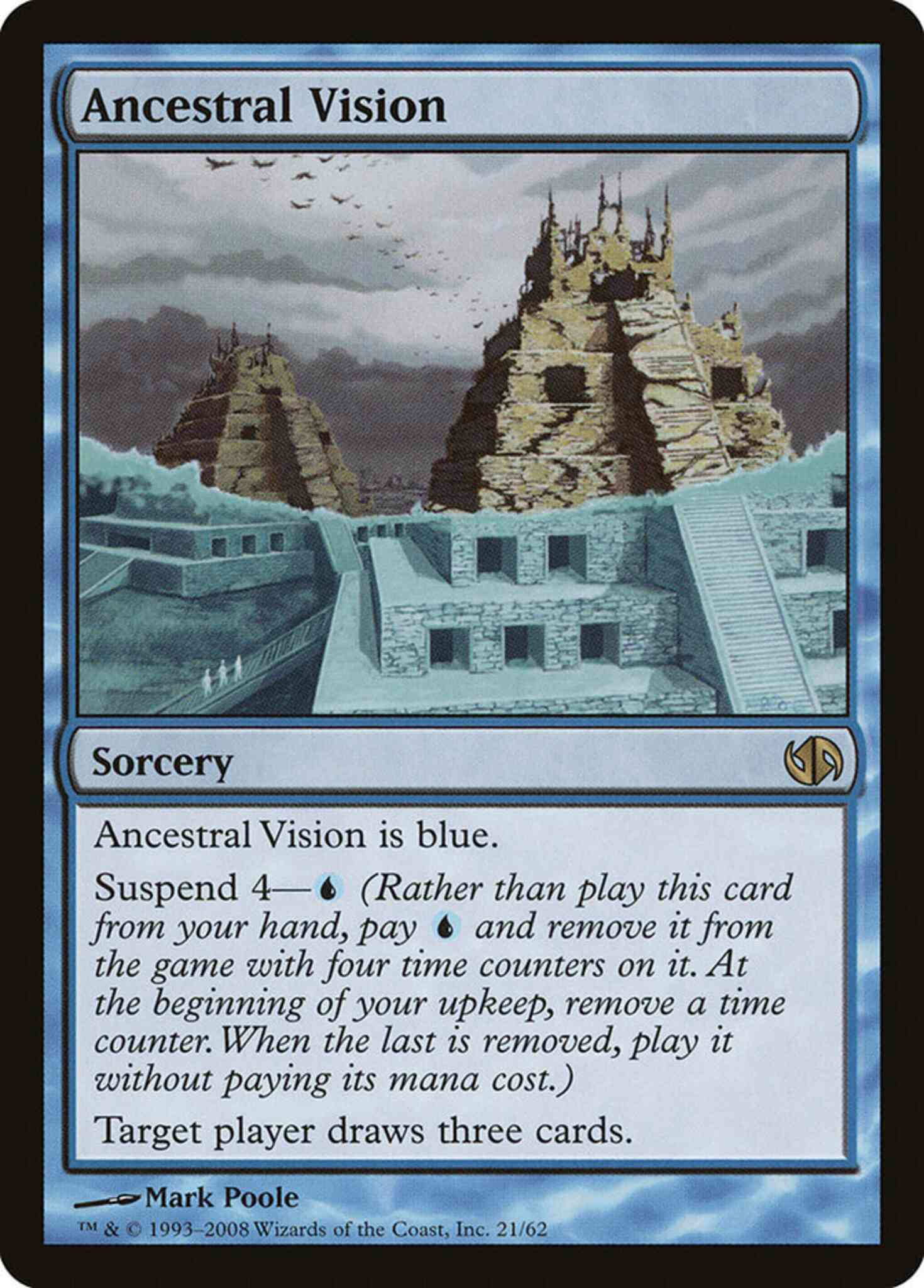Ancestral Vision [21] [Duel Decks Jace vs Chandra] [Non-Foil]