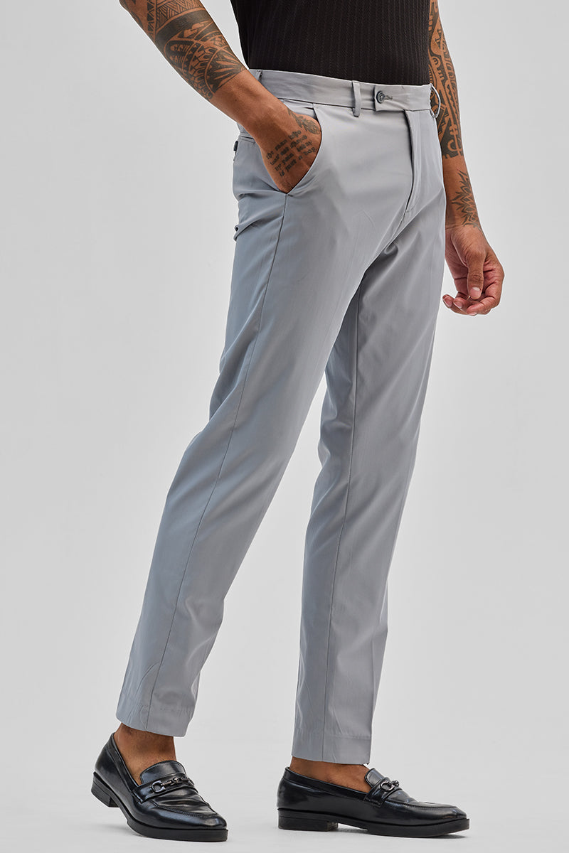 Light Grey Slim Fit Chinos