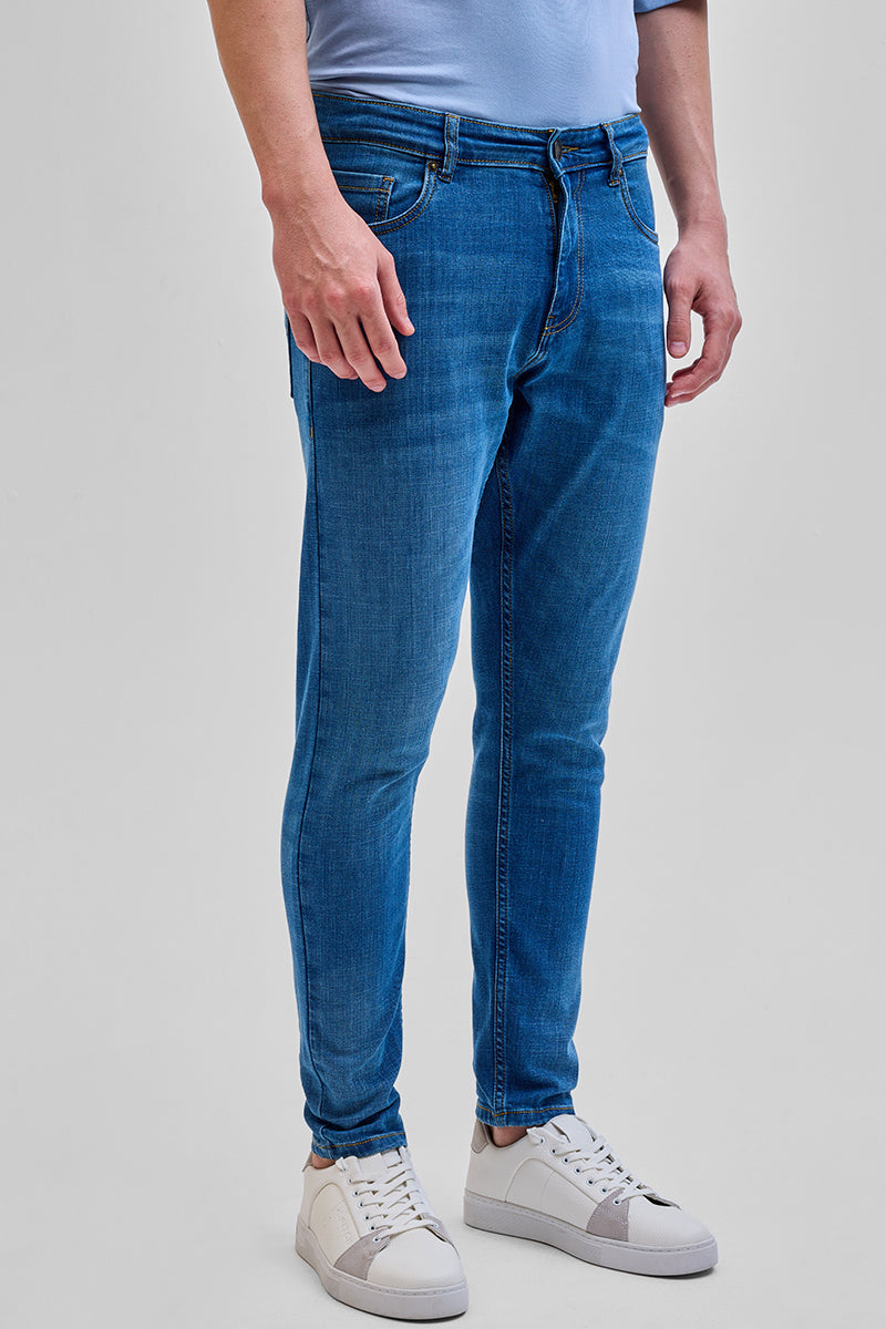 Dark Blue Skinny Fit Jeans