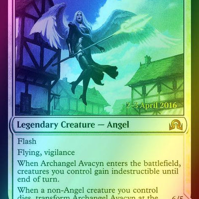 Archangel Avacyn // Avacyn, the Purifier [5s] [Shadows over Innistrad Promos] [Foil]