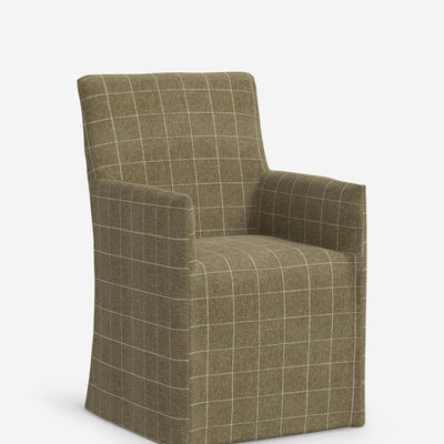 Haddan Slipcover Dining Arm Chair