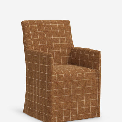 Haddan Slipcover Dining Arm Chair