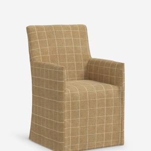 Haddan Slipcover Dining Arm Chair