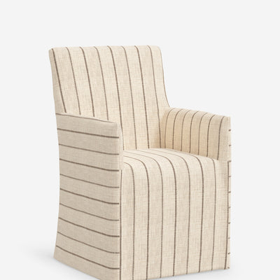 Haddan Slipcover Dining Arm Chair