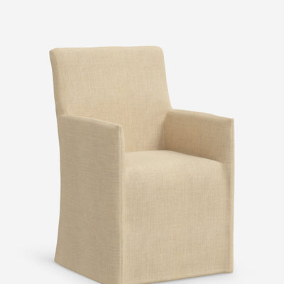 Haddan Slipcover Dining Arm Chair