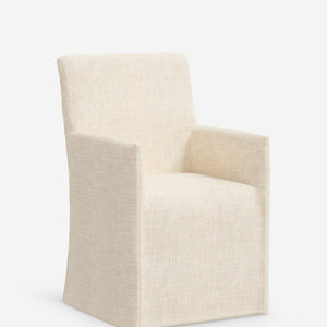 Haddan Slipcover Dining Arm Chair
